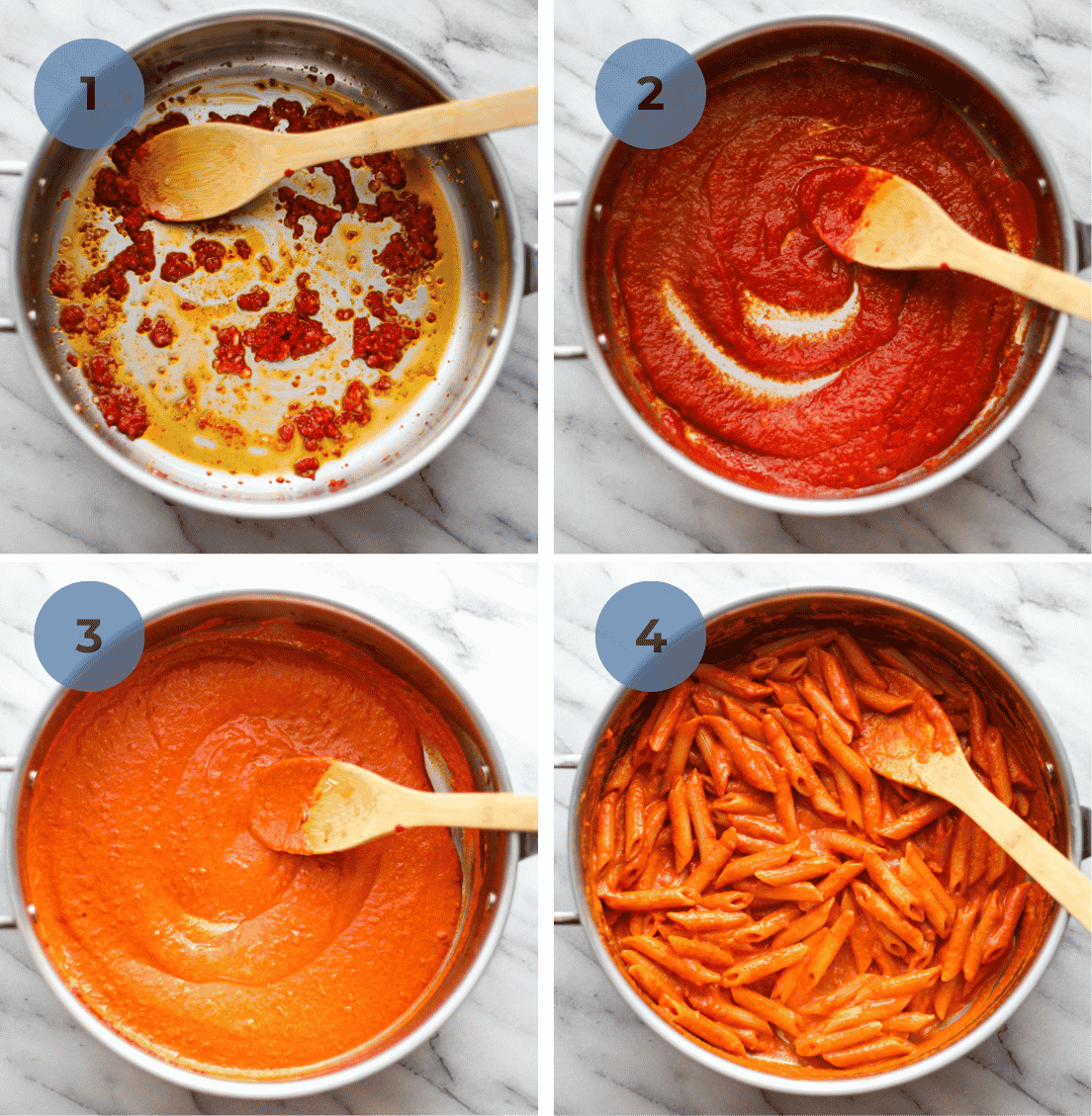 How to make vodka sauce instructions.
