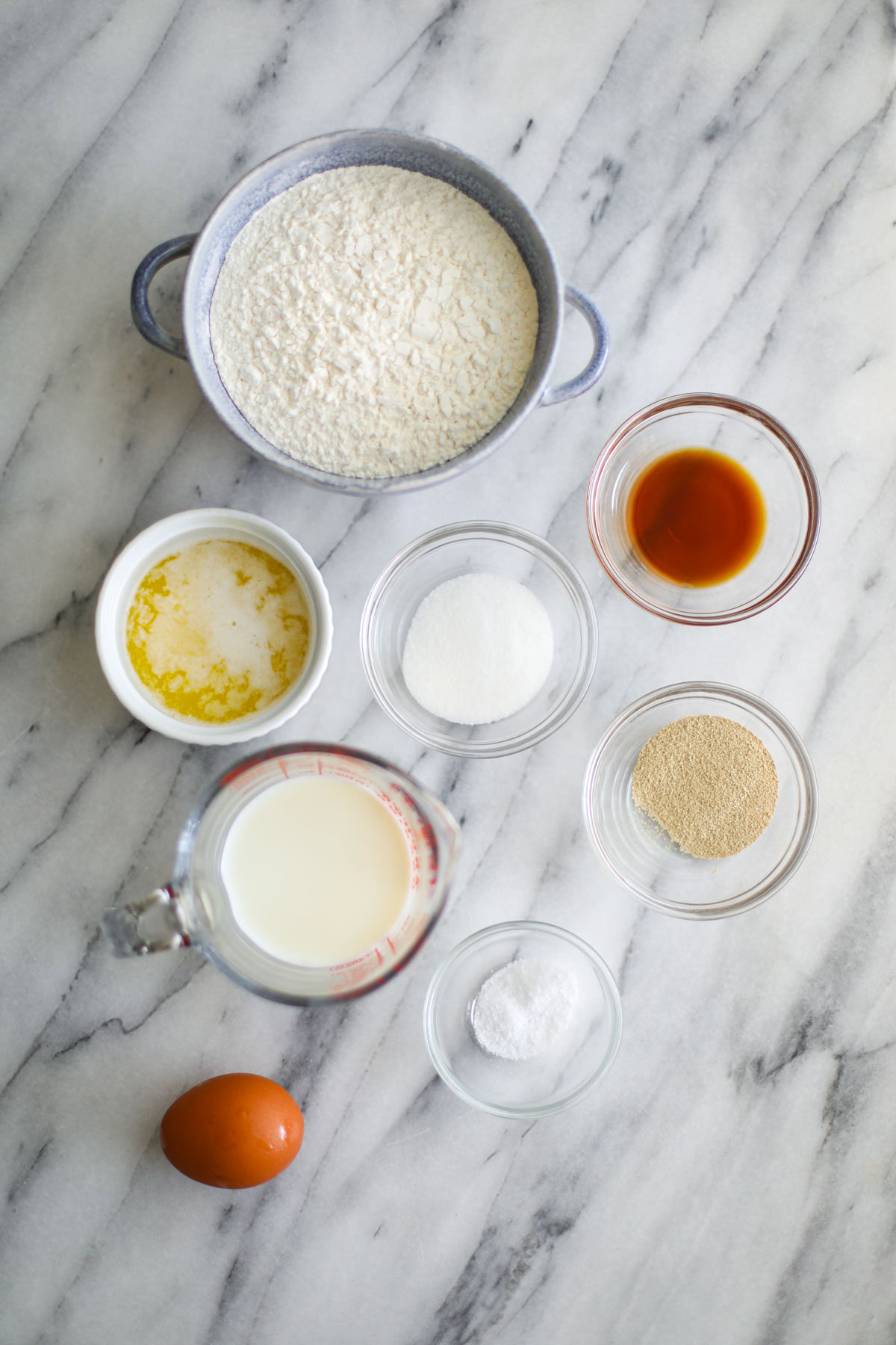 Donut hole ingredients.