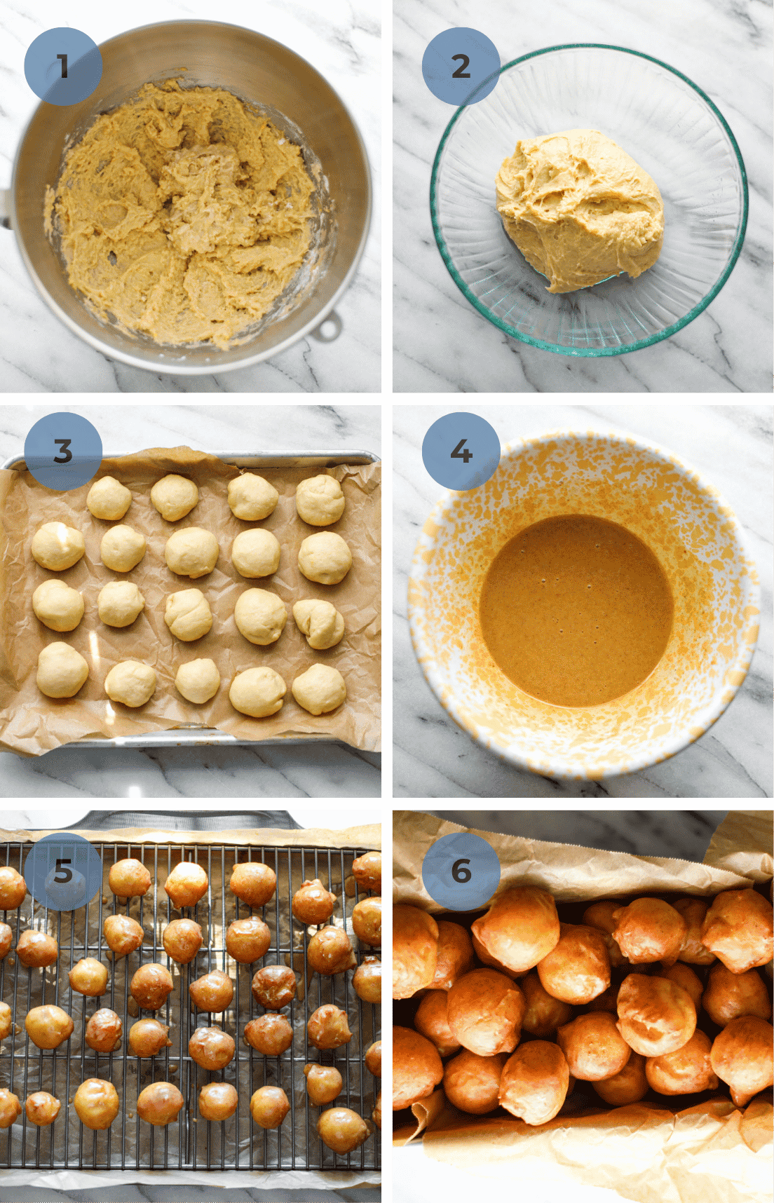 How to make pumpkin donut holes instructions.